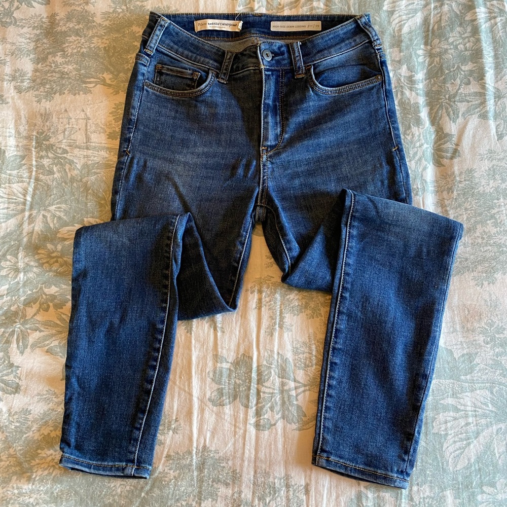 Pilcro by Anthropologie High-Rise Denim Leggings